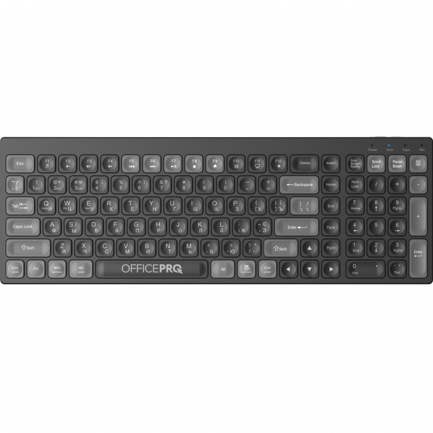 Клавіатура бездротова OfficePro SK985B (Black)