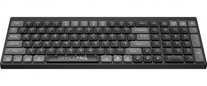 Клавіатура бездротова OfficePro SK985B (Black)