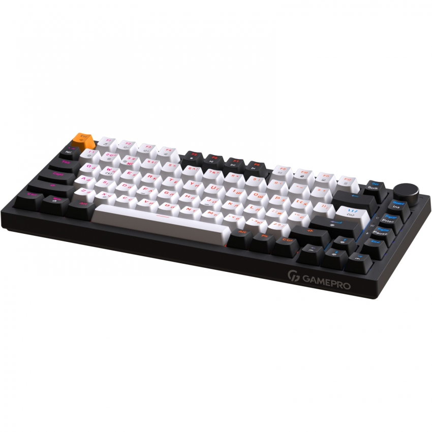 Клавиатура GamePro MK160B Red з Hot-Swap RGB (Black)
