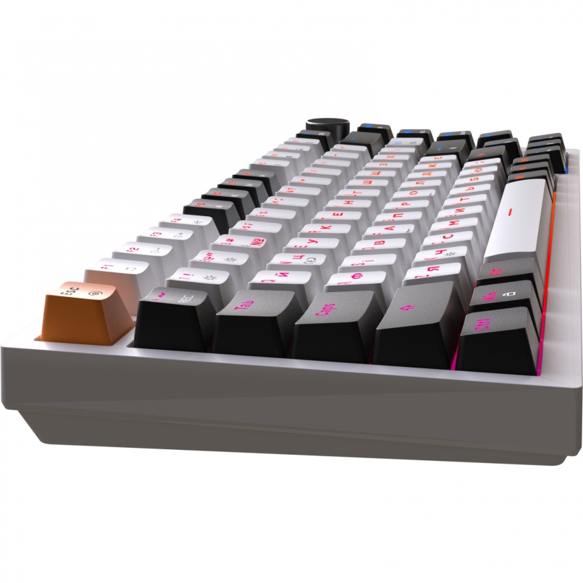 Клавиатура GamePro MK160W Red з Hot-Swap RGB (White) 