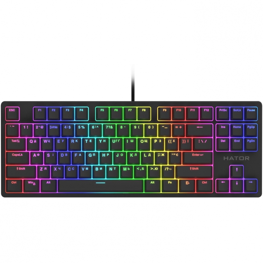 Клавіатура Hator Rockfall 2 Optica TKL (Black)