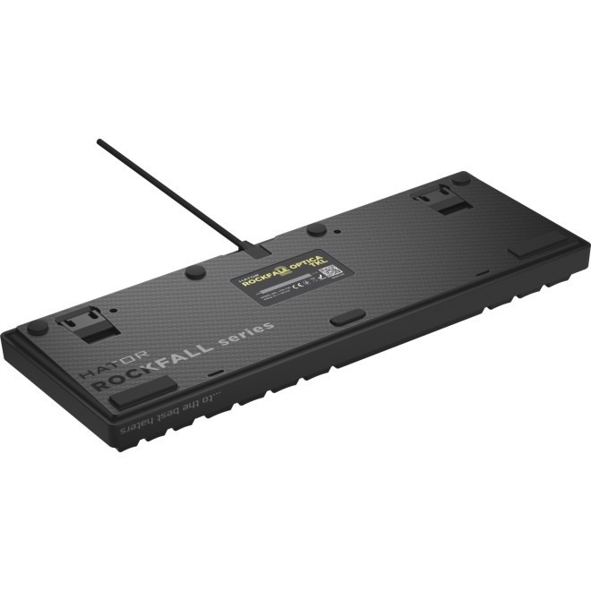 Клавіатура Hator Rockfall 2 Optica TKL (Black)