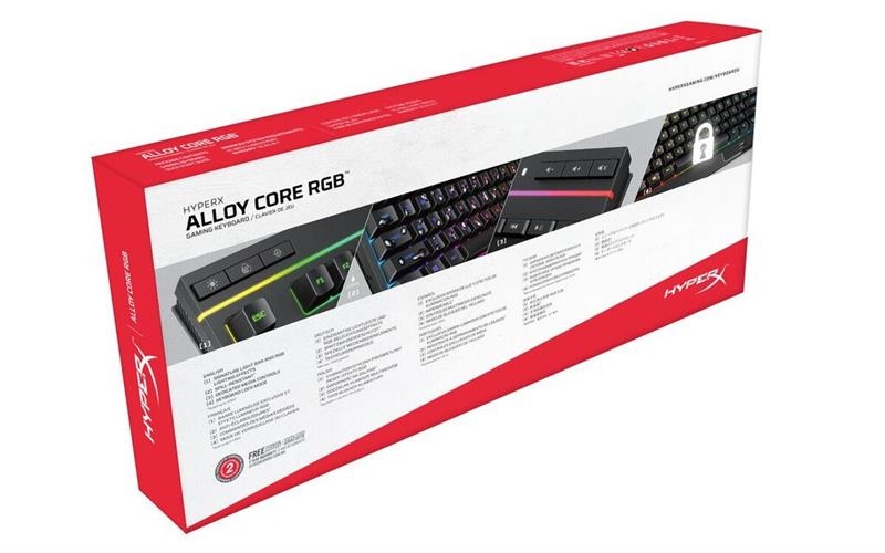 Клавіатура HyperX Alloy Core RGB (Black)