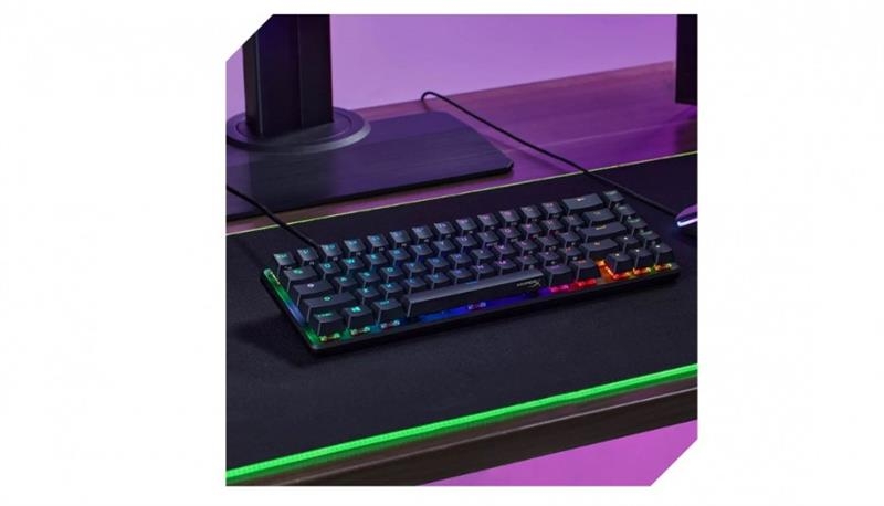 Клавіатура HyperX Alloy Origins 65 Red RGB (Black)