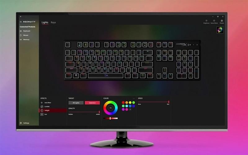 Клавіатура HyperX Alloy Origins Aqua RGB PBT (Black)