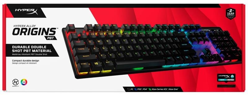 Клавіатура HyperX Alloy Origins Aqua RGB PBT (Black)