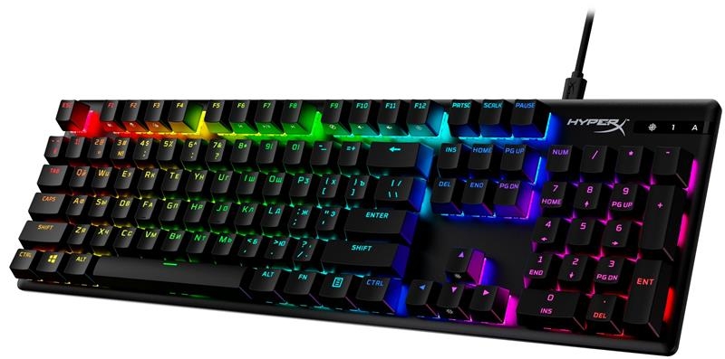 Клавіатура HyperX Alloy Origins Aqua RGB PBT (Black)