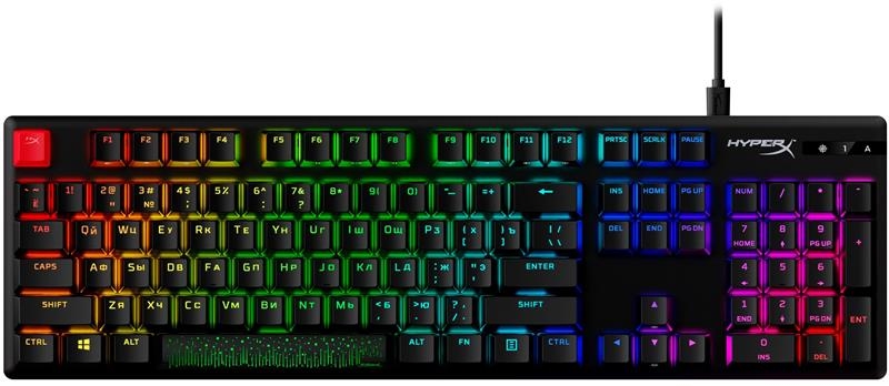 Клавіатура HyperX Alloy Origins Aqua RGB PBT (Black)
