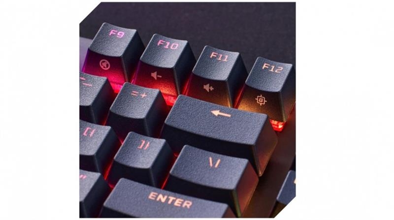 Клавіатура HyperX Alloy Origins Core PBT Aqua RGB (Black)