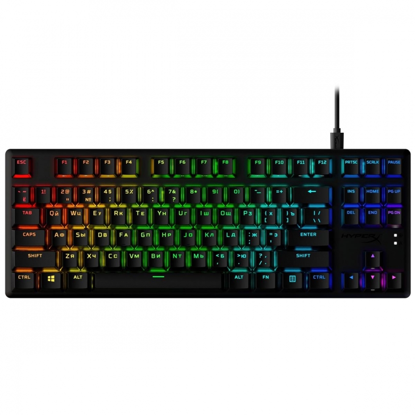 Клавіатура HyperX Alloy Origins Core PBT Red RGB (Black)