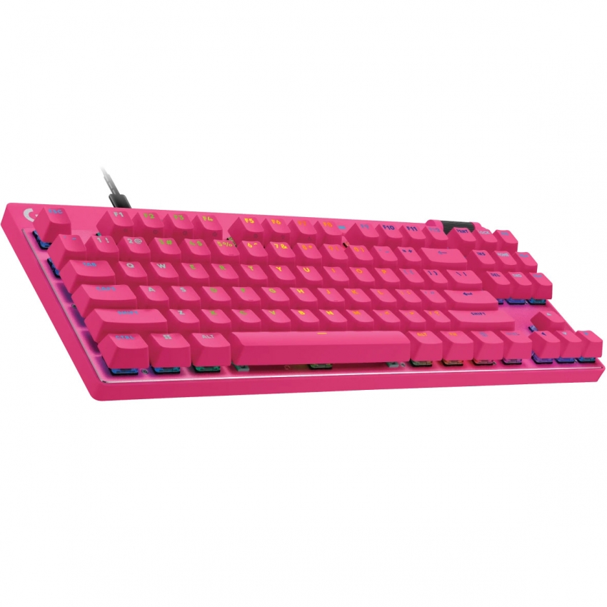 Клавiатура Logitech G PRO X TKL Rapid (Magenta)