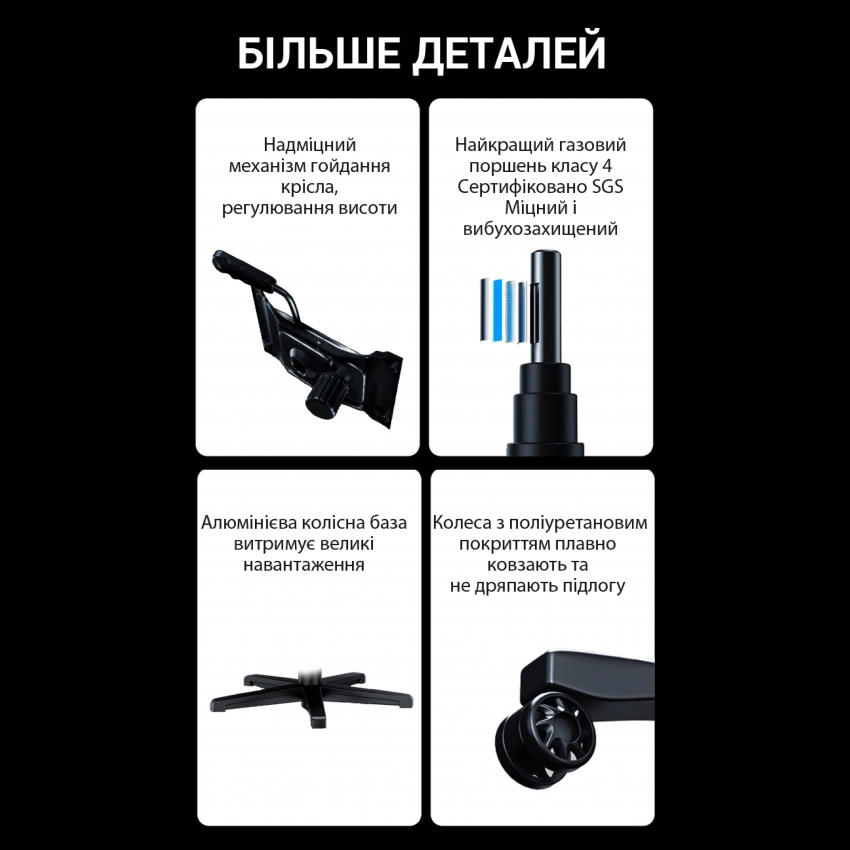 Крісло для геймерів Anda Seat Phantom 3 Pro Size L Fabric (Grey)