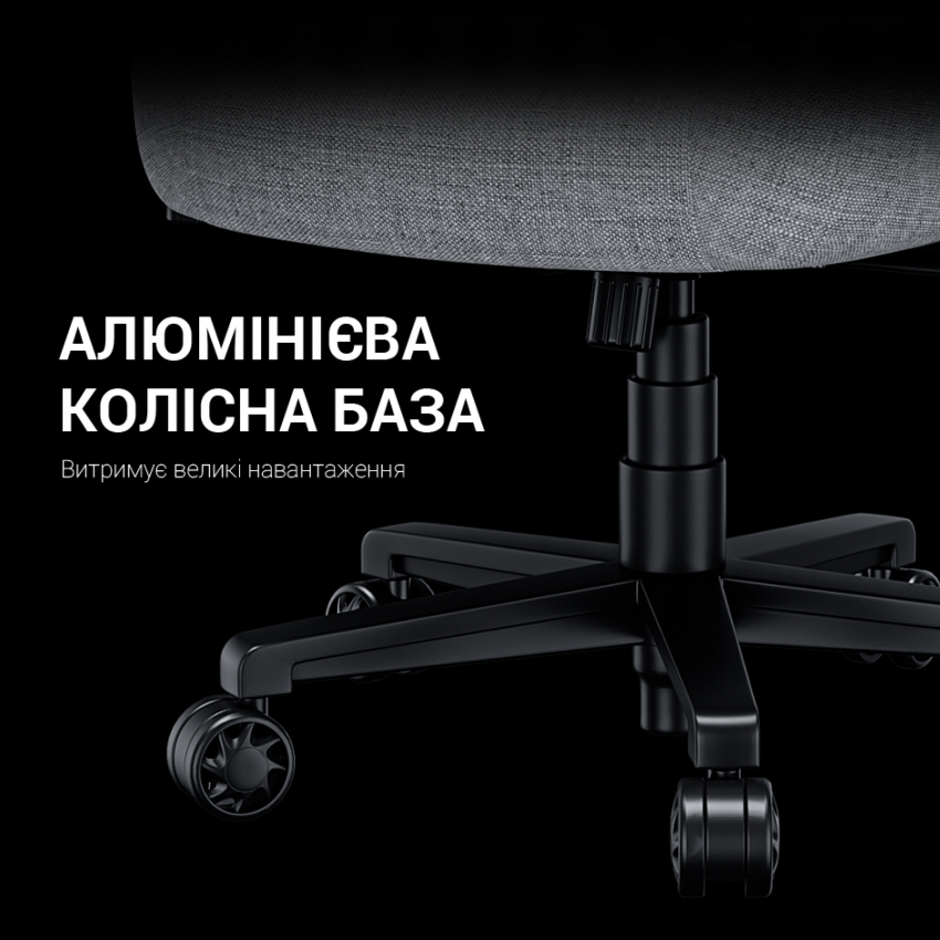 Крісло для геймерів Anda Seat Phantom 3 Pro Size L Fabric (Grey)