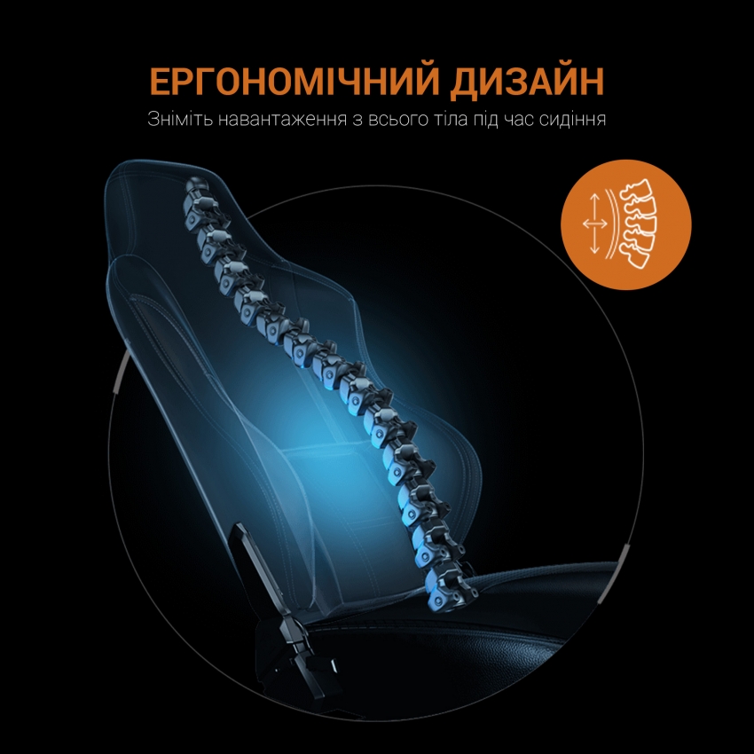 Крісло Крісло для геймерів Anda Seat Phantom Tiger Edition Size L (Black)