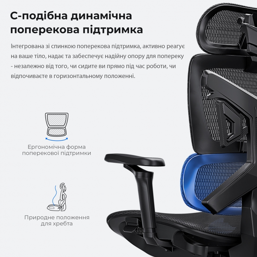Крісло Крісло для геймерів Anda Seat X-Air Mega Size XL Mesh (Space Black)