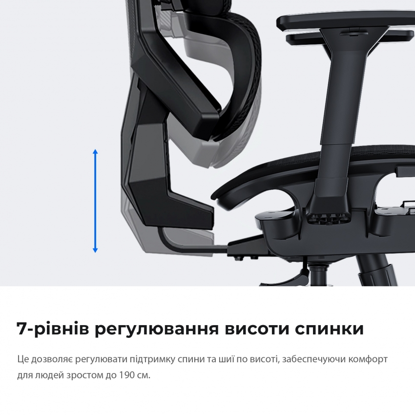 Крісло Крісло для геймерів Anda Seat X-Air Mega Size XL Mesh (Space Black)