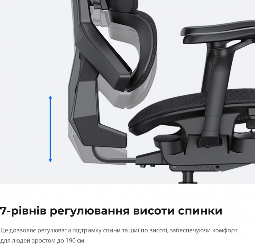 Крісло для геймерів Anda Seat X-Air Pro Size XL Mesh (Space Black)