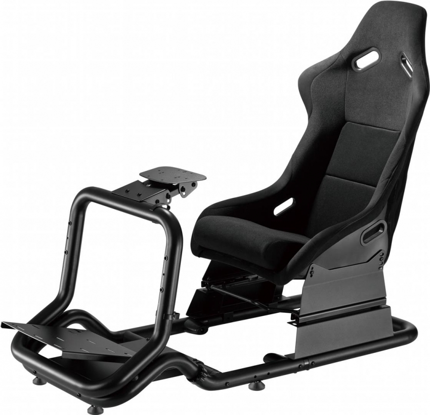 Кресло-кокпит с креплением для руля и педалей GamePro (Black)