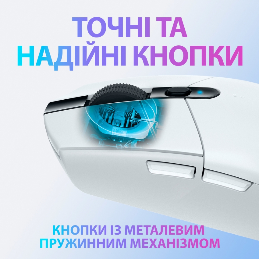 Миша бездротова Logitech G305 (White)