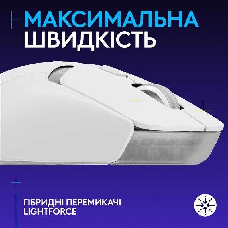 Миша бездротова Logitech G309 (White)