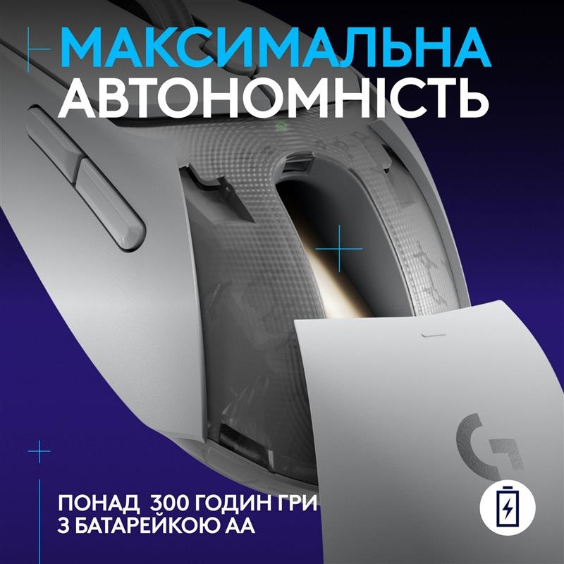 Миша бездротова Logitech G309 (White)