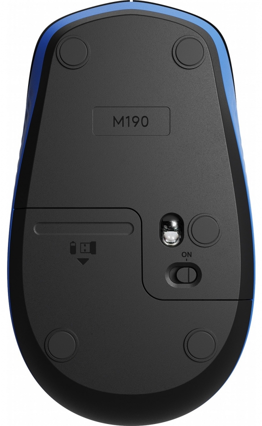 Мышь беспроводная Logitech M190 (Blue)
