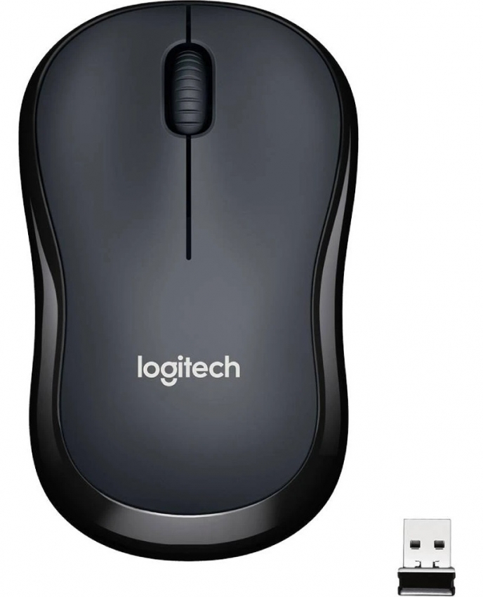 Мышь беспроводная Logitech M220 Silent (Charcoal)