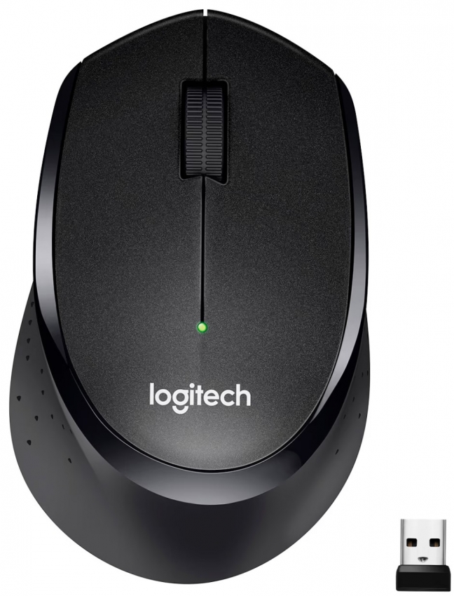 Мышь беспроводная Logitech M330 Silent Plus (Black)