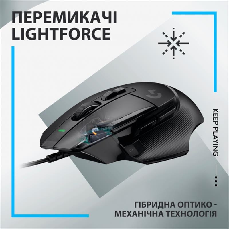 Мышь Logitech G502 X (Black)