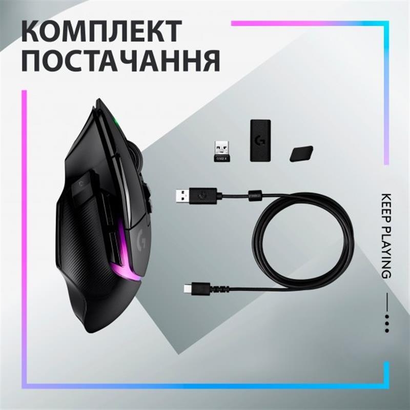 Мышь Logitech G502 X Plus (Black)