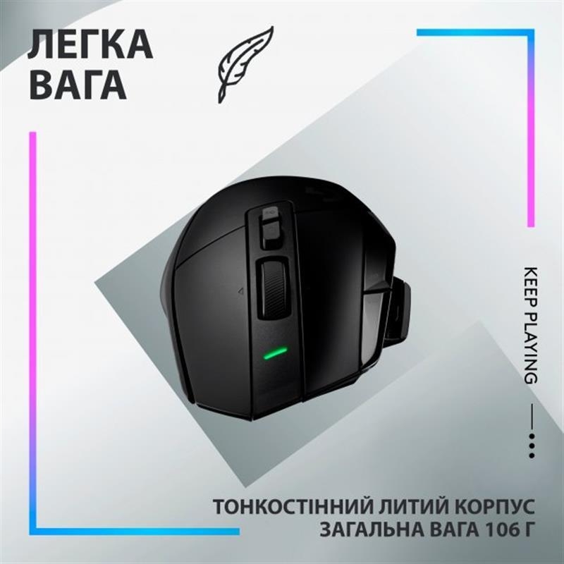 Мышь Logitech G502 X Plus (Black)