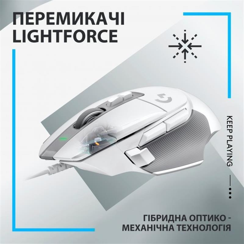 Мышь Logitech G502 X (White)