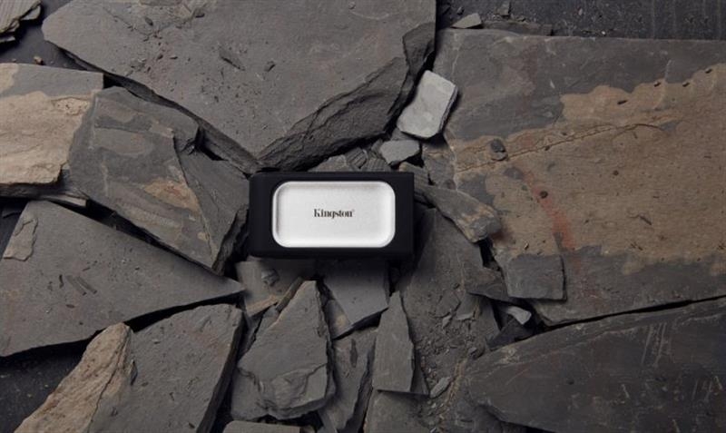 Накопитель внешний SSD Portable USB 1.0ТB Kingston XS2000 Silver (SXS2000/1000G)