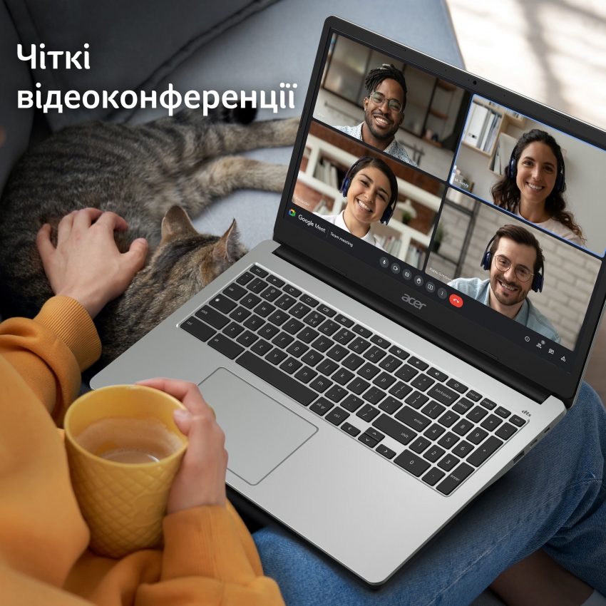 Ноутбук Acer Chromebook 315 CB315-5H-C68B (NX.KPPEU.001) Silver