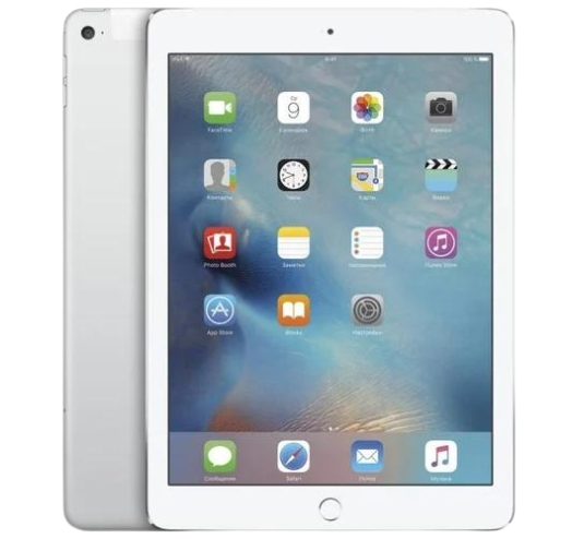Б/У Планшет Apple iPad Air 2, Wi-Fi + LTE, 64Gb, Silver (MH2N2)