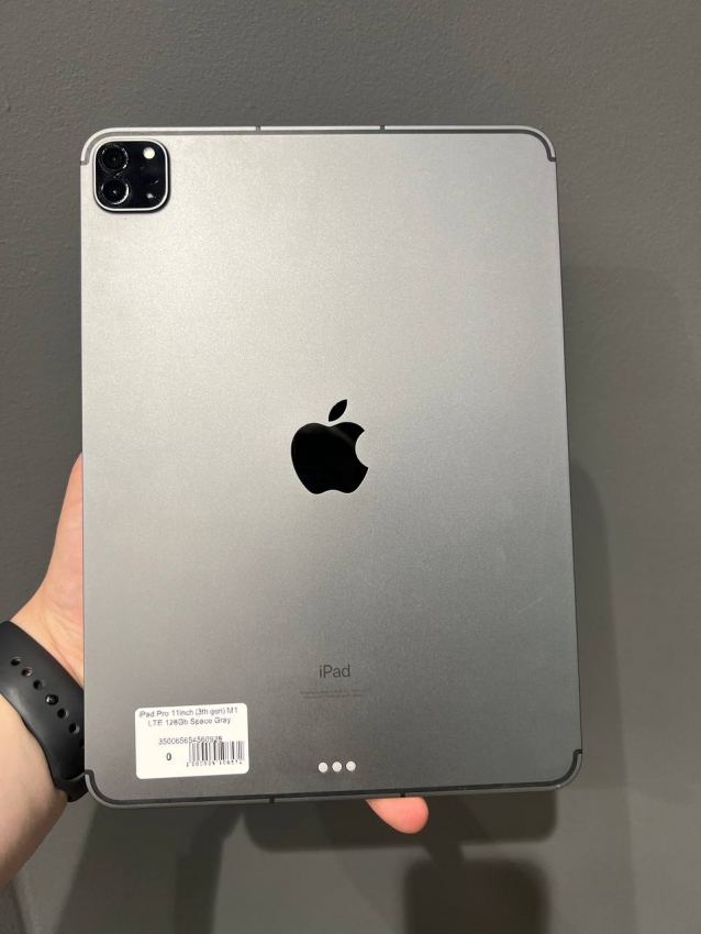 Б/У Планшет Apple iPad Pro 11, M1, Wi-Fi + LTE, 128Gb, Space Gray (MHW53) 2021