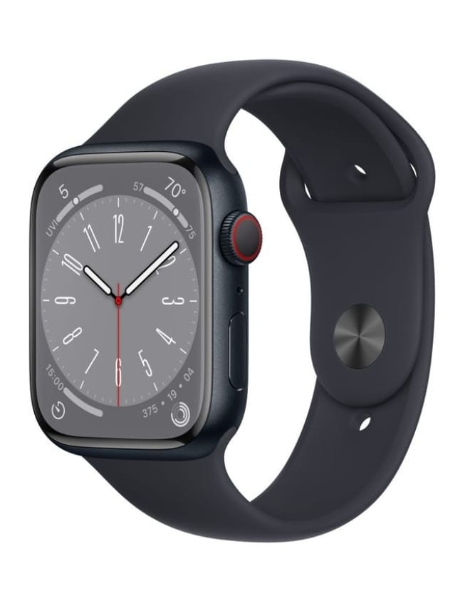 Б/У Apple Watch Series 8 GPS + LTE 45mm Midnight Aluminum Case with Midnight Sport Band (MNVL3)