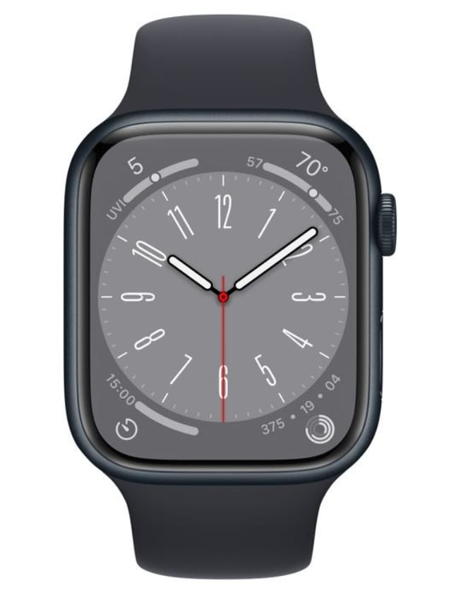 Б/У Apple Watch Series 8 GPS + LTE 45mm Midnight Aluminum Case with Midnight Sport Band (MNVL3)