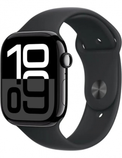 Apple Watch Series 10 46mm Jet Black Aluminium Case with Black Sport Band - M/L (MWWQ3) Apple Watch Series 10 46mm Jet Black Aluminium Case with Black Sport Band - M/L (MWWQ3)