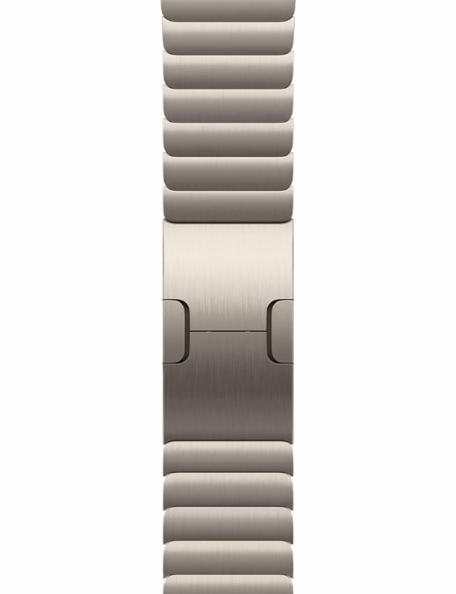 Apple Watch Series 10 GPS + LTE 46mm Natural Titanium Case with Natural Link Bracelet (MXMF3)