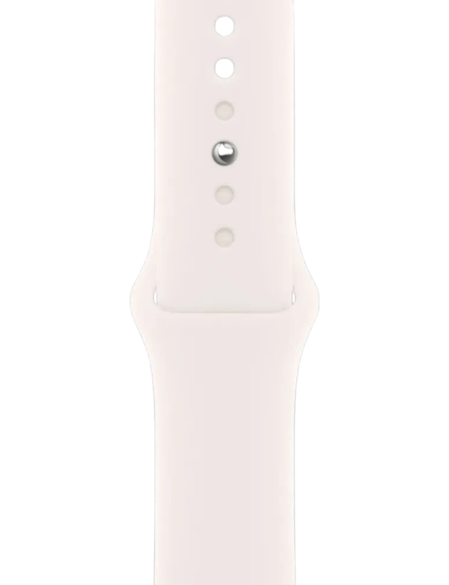Apple Watch Series 11 42mm Rose Gold Aluminium Case with Light Blush Sport Band - M/L (MEU44)