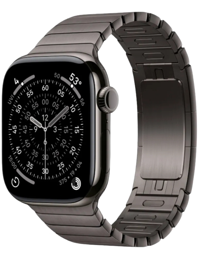 Apple Watch Series 11 GPS + LTE 46mm Slate Titanium Case with Slate Link Bracelet (MFC14/MXMK3)