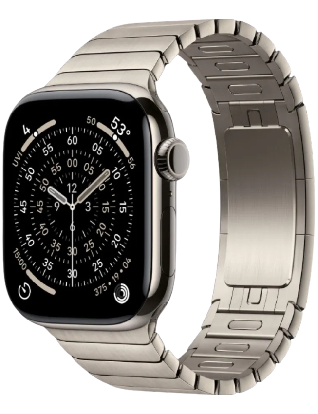 Apple Watch Series 11 GPS + LTE 42mm Natural Titanium Case with Natural Link Bracelet (MF9H4/MXMA3)