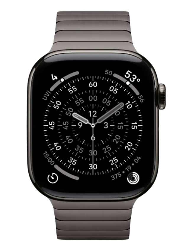 Apple Watch Series 11 GPS + LTE 46mm Slate Titanium Case with Slate Link Bracelet (MFC14/MXMK3)