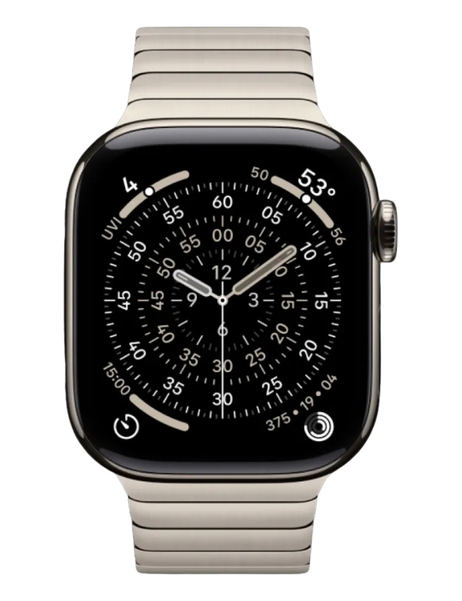 Apple Watch Series 11 GPS + LTE 42mm Natural Titanium Case with Natural Link Bracelet (MF9H4/MXMA3)