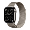 Apple Watch Series 11 GPS + LTE 46mm Natural Titanium Case with Natural Milanese Loop - M/L (MFD04)