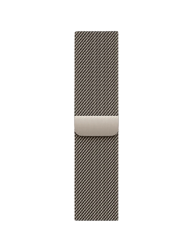 Apple Watch Series 11 GPS + LTE 46mm Natural Titanium Case with Natural Milanese Loop - M/L (MFD04)