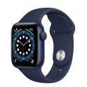 Apple Watch Series 6 40mm Blue Aluminum Case with Deep Navy Sport Band (MG143)