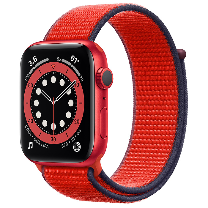 Apple Watch Series 6 44mm (PRODUCT)RED Aluminum Case with (PRODUCT)RED Sport Loop