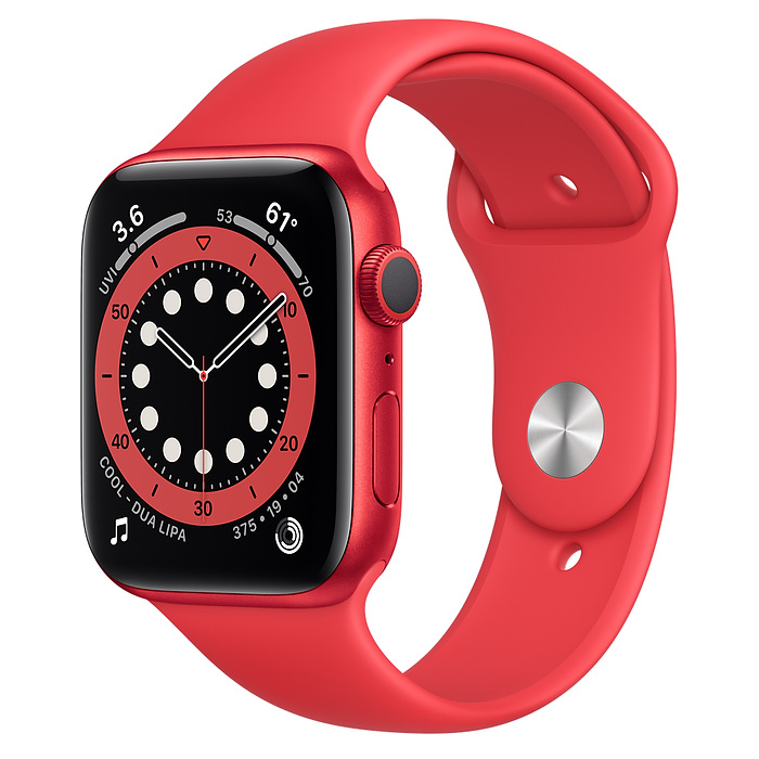 Apple Watch Series 6 44mm (PRODUCT)RED Aluminum Case with (PRODUCT)RED Sport Band
